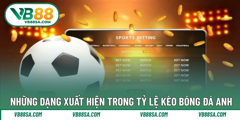 Đa dạng tỷ lệ ấn tượng trong thi đấu bóng đá Anh